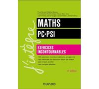 Maths - Exercices incontournables - PC-PSI Pierre Bernard (Auteur), Mathieu Mansuy (Auteur), Anne-Charline Chalmin (Auteur), Oscar Devys (Auteur), Marie Virat (Auteur), Julien Freslon (Auteur), Sylvai