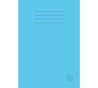 Maths Exercise Book 7mm Squares A5: Squared/Quad/Grid Ruled Paper Notebook School Maths Exercise Books 7mm (0.7cm) for Kids/ Children, 100 Pages A5, 90gsm, Blue Cover