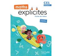 Maths Explicites CE1 - Fichier élève Edition 2025 - Philippe Bourgouint - Hachette Education - broché - Scolaire / Universitaire