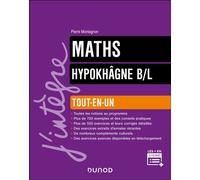 Maths Hypokhâgne B/L Tout-en-un - Pierre Montagnon - Dunod - broché - Scolaire / Universitaire