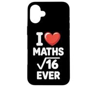 Maths I Love Maths Forever Mathématiques Jeu de Mots Coque pour iPhone 16 Plus