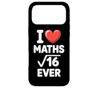 Maths I Love Maths Forever Mathématiques Jeu de Mots Coque pour iPhone 17 Pro Max