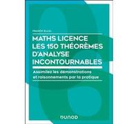 Maths Licence Les 150 théorèmes d'analyse incontournables Franck Ellul (Auteur)