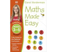 Maths Made Easy: Numbers, Ages 3-5 (Preschool): Supports the National Curriculum, Maths Exercise Book