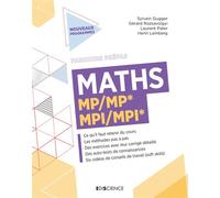 Maths MP/MP*-MPI/MPI* - Sylvain Gugger - Ediscience - broché - Scolaire / Universitaire