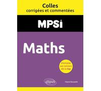 Maths MPSI