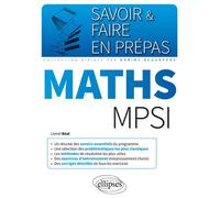 Maths MPSI - Lionel Beal - Ellipses - broché - Scolaire / Universitaire