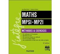 Maths MPSI-MP2I - Méthodes et Exercices Jean-Marie Monier (Auteur), Guillaume Haberer (Auteur)