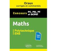 Maths PC, PSI, PT et BCPST