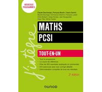 Maths PCSI - 2e éd.: Tout-en-un