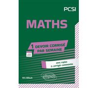 Maths. PCSI - Eric Billault - Ellipses - broché - Scolaire / Universitaire