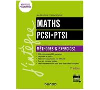 Maths Pcsi-Ptsi - Méthodes Et Exercices