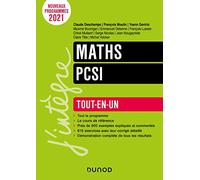 Maths PCSI - Tout-en-un: Tout-en-un