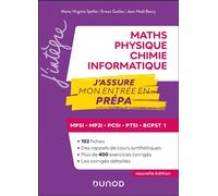 Maths-Physique-Chimie-Informatique, J'assure mon entrée en prépa Mpsi-mp2i-pcsi-ptsi-bcpst 1 - Marie-Virginie Speller - Dunod - broché - Scolaire / Universitaire
