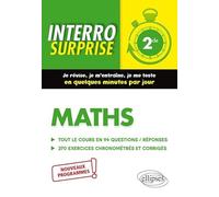 Maths - Seconde - Nouveaux programmes