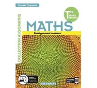 Maths Tle Séries Techno - Enseignement Commun