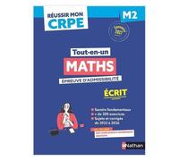 Réussir mon CRPE Maths 1e épreuve d'admissibilité M2 écrit 2027