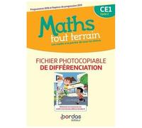 Maths Tout Terrain Ce1 Cycle 2 - Fichier Photocopiable De Différenciation - Edition 2020