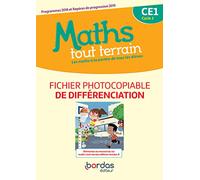 Maths tout terrain CE1: Fichier de différenciation