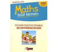 Maths Tout Terrain Cm1 - Fichier Photocopiable De Différenciation