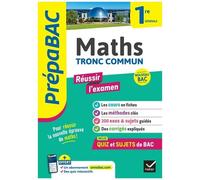 Prépabac Réussir Maths 1re générale (tronc commun) – Bac 2026 – Cahier spécial épreuve anticipée