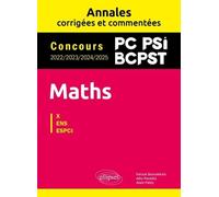 Maths X-Ens, Espci - Concours 2022/2023/2024/2025 Pc, Psi, Bcpst