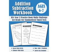 Maths Year 2 Addition and Subtraction Workbook: KS1 Maths Practice Book for 6-7 Year Olds (Answers Included) - New Year 2 Daily Timed Tests - Grade 1