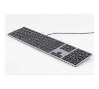 Matias - Clavier filaire RGB / LED AZERTY pour MacBook - gris métallisé - FK318LB-FR G