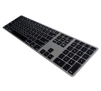 Matias - Clavier sans fil QWERTY avec rétro-éclairage pour MacBook - gris métallisé - FK418BTLB