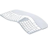 Matias FK143D-DE Sculpted Ergonomic Rechargeable Keyboard for Mac sans fil Clavier allemand, QWERTZ, Mac argent ergonomique