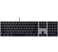 Matias FK318B Wired Aluminium Keyboard for Mac USB Clavier anglais US, QWERTY, Mac gris sidéral