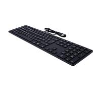 Matias FK318PCLBB-DE USB Clavier Allemand, QWERTZ, Windows Noir éclairé