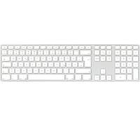 Matias FK418DCS-DE Wireless USB-C® Aluminum Keyboard for Mac sans fil Clavier allemand, QWERTZ, Mac argent