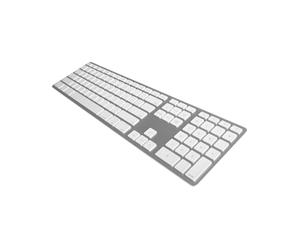 Matias Le clavier USB-C sans fil - Clavier avec interrupteur ciseaux pleine taille avec batterie rechargeable et nano récepteur USB-C - Convient pour les environnements de haute sécurité