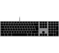 Matias Matias FK316CB-DE Wired USB-C® Keyboard for Mac - Space Gray - German Version USB Clavier allemand, QWERTZ, Mac Space Grey