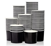 MATICAN Coupelles à Glace en Papier - Lot de 100 Coupelles Jetables de 11 Oz pour Desserts Chauds ou Froids, Fournitures de Fête