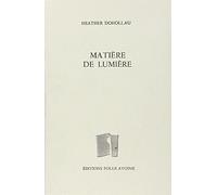 Matière de lumière