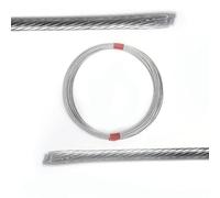 Matijardin - Câble souple, corde à piano. Diamètre : 3 mm. Rouleau 25 m