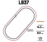 Matijardin - Courroie tondeuse Mitsuboshi LB37-16,5 x 965 mm