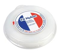 Matijardin - Fil nylon 1,6 mm x 100 m Rond Blanc Blister.