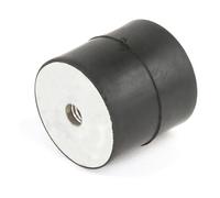 Matijardin - Silent bloc, plot antivibratoire universel 30 x 30 mm. Femelle M6 / Femelle M6