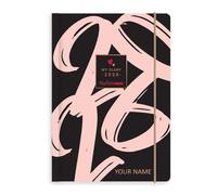 Matilda Moo - Agenda 2026 - Format A5 - Agenda hebdomadaire - Fermeture élastique - Version personnalisée - Gris