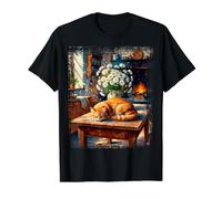 Matin Calme dans la Cuisine T-Shirt Graphique avec Valeur
