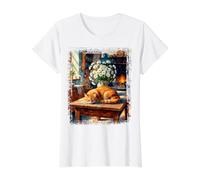 Matin Calme dans la Cuisine T-Shirt Graphique avec Valeur