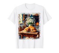 Matin Calme dans la Cuisine T-Shirt Graphique avec Valeur, Homme, Blanc, L