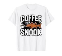 Matin Pêche Snook Café Pêcheur du Et T-Shirt