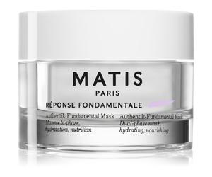 MATIS Paris Réponse Fondamentale Authentik-Fundamental Mask Masque Visage Régénérant et Hydratant pour le traitement de la peau en deux étapes 50 ml