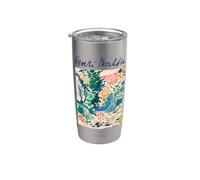 Matisse Art abstrait classique coloré paysage de jardin Gobelet isotherme en acier inoxydable double paroi