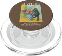 Matisse avec raton laveur, célèbre peinture d'art, art esthétique PopSockets PopGrip pour MagSafe