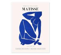 Matisse - Père du Fauvisme I Poster de Henri Matisse 50 x 70 cm Bleu Tableaux Décoration murale